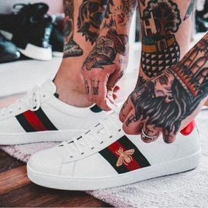 Gucci ace embroidered sneakers women size 36